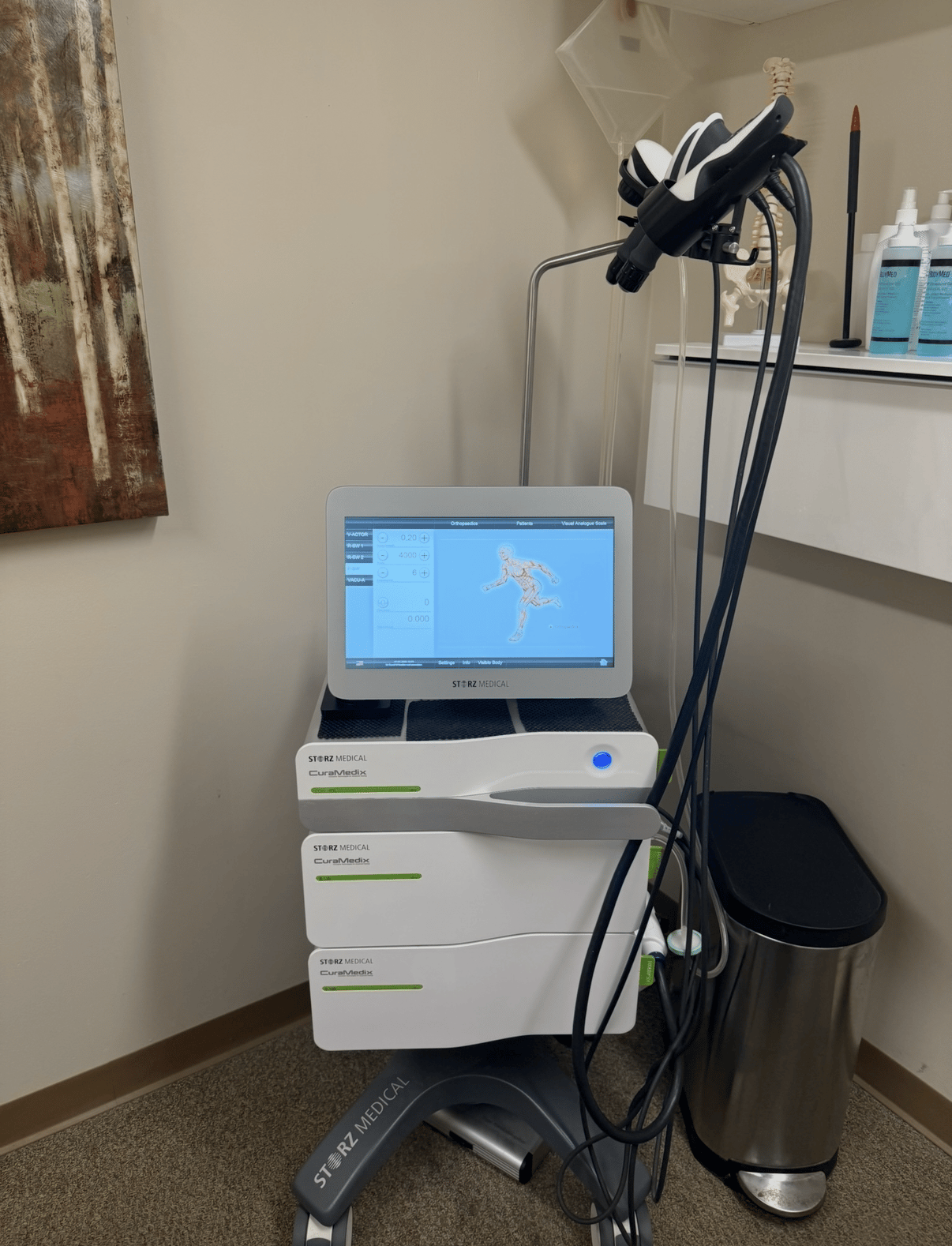 Shockwave therapy equipment device used for clinical treatment